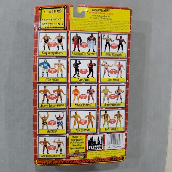 Figures Toy Company Legends of Professional Wrestling series 9 Greg Valentine - Picture 2 of 7